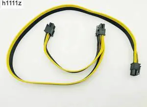 8Pin to 8Pin(6+2) Video Card Power Supply Cable Dual Port Connector 8p to 8p Cable 18AWG Wire Adapter for PC Computer BTC Mining