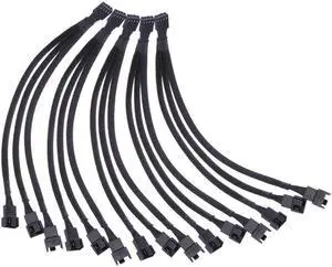 30 Cm Line With Shunt 4 Pin To 3 Y-shaped Shunt Cable PWM Extension Cable Fan Shunt Cable Supporting 4/3 Needle Fan