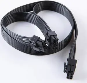 Aomoproing PCI express 8pin to Dual 6+2Pin Power supply Cable PCIe 8 Pin 1 to 2 Spliter For CX850M CX750M CX600M RM1000 RM850 PSU