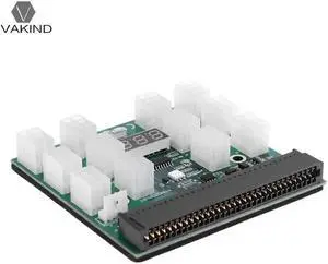 PCI-E 12V 64Pin to 12x 6Pin Power Supply Server Breakout Board Splitboard for GPU Power supply for PSU Server BTC mining