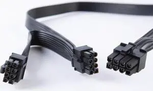 Aomoproing PCI express 8pin to Dual 6+2Pin Power supply Cable GPU PCIe 8 Pin 1 to 2 Spliter For C orsair HX1050 HX850 HX750 HX650 Modular