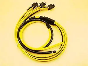 Power Supply Cable 1 to 3 6Pin Adapter Cable 6pin GPU Video Card Wire 12AWG + 18AWG Cable 90cm for BTC ETH Antminer Miner Mining Power Supply Cable 1 to 3 6Pin Adapter Cable 6pin GPU Video Card Wire 12AWG + 18AWG Cable 90cm for BTC ETH Antminer Miner Mining