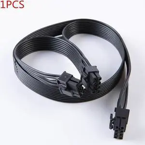 Aomoproing PCIe GPU PCI-e 8Pin to 2 Port 6+2pin Power supply Cable for C*ORSAIR CX850M CX750M CX600M CX500M CX430M