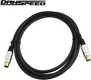 0.3m/1.5m/2m/3m/5m TV 9.5mm Male to 9.5mm Female Coaxial Satellite Antenna Cable Adapter