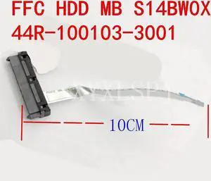 Aomoproing laptop SATA Hard Drive HDD Connector Flex Cable FFC HDD MB S14BW0X 44R-100103-3001 Cable length: 10cm Aomoproing laptop SATA Hard Drive HDD Connector Flex Cable FFC HDD MB S14BW0X 44R-100103-3001 Cable length: 10cm