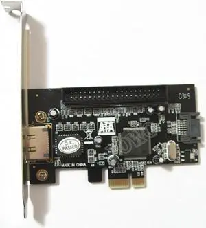 Aomoproing PCI-e PCIE PCI express to IDE SATA2.0 eSATA Combo Controller Card 1Port IDE + 1port SATA + 1port eSATA RAID Card JMB363 Chip