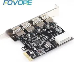 4 Port USB 3.0 PCI-e Expansion Card PCI express PCIe USB 3.0 Hub Adapter USB3.0 controller USB 3 0 PCI e PCIe express X1 4 Port USB 3.0 PCI-e Expansion Card PCI express PCIe USB 3.0 Hub Adapter USB3.0 controller USB 3 0 PCI e PCIe express X1