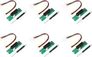 Aomoproing PCI-E Riser NGFF(M.2) to PCI-E 1X/X4(64Pin) Expander Adaptor Riser Card for Computer Desktop Laptop PC desktop