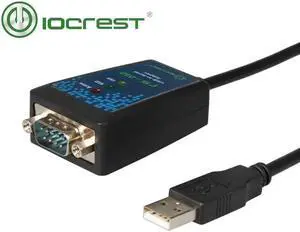 Aomoproing USB 2.0 to RS-232 Male (9-Pin) DB9 Serial Cable with FTDI Chipset Support Win10