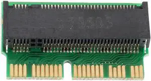 Aomoproing PCI-E x4 M.2 NGFF to SSD Adapter Card for Apple MacBook Air A1465 A1466 A1398 A1502 XXM8