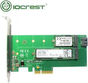 Aomoproing M.2 Ngff M Key NVMe to PCIe 4.0 X4 Adapter Pci Express Adapter for 22110 2280 2260 2242 2230 Ssd Dual Voltage Power