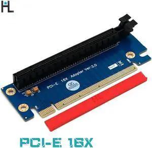 Aomoproing PCI Express 16x Riser Card PCIe Graphics card pci-e steering card 90 degrees Right Angle Riser Adapter Card FOR 1U 2U host