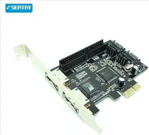 Aomoproing PCIe express card 1Port IDE + 2port sata or eSATA combo PCI-Express RAID Controller Card for desktop PC computer support HDD/SDD