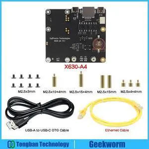 X630-A4 for Raspberry Pi Zero 2 W with PiKVM-A4, Support PiKVM V2 KVM Over IP