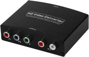 Amplifier Converter HDMI to RGB Component (YPbPr) Video+R/L Audio Adapter Converter HD TV HD Video Converter 2 Channel
