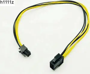50cm PCI E PCIE PCI Express 6P Male to 6Pin Female Graphic Video Card DIY Power Cable BTC Extended Miner Mining Wire 18AWG Cable