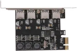 Aomoproing ALLOYSEED 4 Port USB 3.0 PCI Express Card PCIe USB 3.0 Host Controller 4 x USB3.0 usb 3.0 add on card