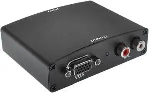 VGA To HDMI-compatible Converter Audio Video Sync Output With AV Audio R/L Power HD Converter Computer VGA Signal Input