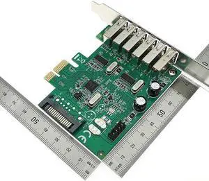 PCI-e PCI Express to 6 USB 2.0 extender card with built-in 9pin extender Adapter with 15 SATA power supply Renesas Chip PCI-e PCI Express to 6 USB 2.0 extender card with built-in 9pin extender Adapter with 15 SATA power supply Renesas Chip
