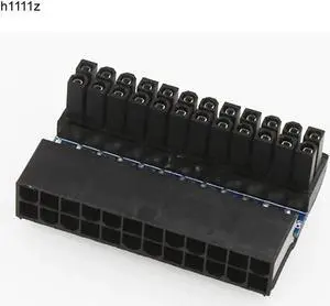 ATX 24Pin Female to 24pin Male 90 Degree Power Adapter Mainboard Motherboard 24 Pin Connector For Desktops PC Cable Power Supply