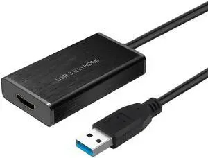 USB 3.0 To HDMI Video Adapter 1080P Metal Shell AV Sync USB3.0 To HDMI External Video Graphic Card For PC TV Projector Monitor
