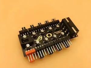 PC 1 to 10 4Pin Molex Cooler Cooling Splitter Fan Hub Cable PWM 12V Led Power Supply Adapter For BTC Bitcoin Miner Mining
