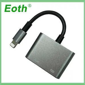Lighting to HDMI Digital AV Adapter for iPhone Lightning to HD TV Audio Video HDTV Converter for iPhoneX 6S iPad iPod