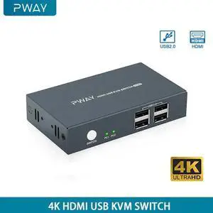KVM Switch Support 4K 3D USB Switcher for Xiaomi Mi Box Keyboard Mouse Sharing Display Screen USB Switches hdmi switcher