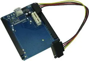 Mini PCI-e to PCI-e x1 Adapter Slot with SATA Power connector for Laptop Network card graphics card