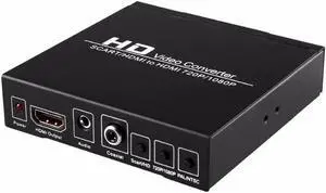 HDMI to HDMI Converter Full HD 1080P Digital High Definition Video Konverter EU/US Power Plug Adapter For HDTV HD