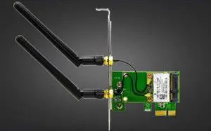 PCI e PCI Express 150M Wireless WiFi Card Adapter 2 Antennas Support AP Function
