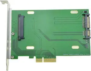 Aomoproing PCI-E 3.0 x4 Lane to U.2 Kit SFF-8639 Adapter for Intel Motherboard 750 NVMe PCIe SSD PCI express to U2 Card