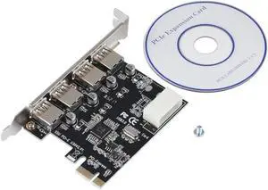 PCI-E to USB 3.0 Adapter 4 USB 3.0 Port High 5Gbps PCI-E to USB 3.0 Expansion Card PCI-E to USB 3.0 Adapter 4 USB 3.0 Port High 5Gbps PCI-E to USB 3.0 Expansion Card