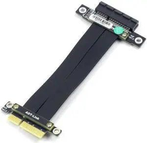 PCI-E X4 Extension Cable Adapter PCIe 3.0 Extender Cord 10CM Gen3.0 graphics card extension ribbon Cables For PC Desktop