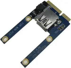 USB 2.0 USB2.0 Female to Mini pcie pci-express PCI-E pci Express Adapter card For USB Flash Disk & Wifi Wireless Card
