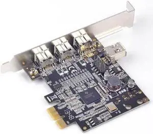 PCI-E to 1 Port Internal 1394a + 3 Ports External 1394b FireWire Controller Card PCI-E to 1 Port Internal 1394a + 3 Ports External 1394b FireWire Controller Card