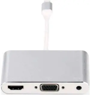 For Lightning to HDMI VGA Jack Audio TV Adapter Cable For iPhone X iPhone 8 7 7 Plus 6 6S For iPad
