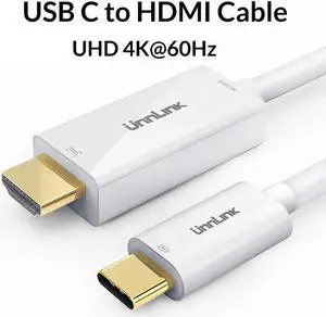 USB C HDMI Cable Type C to HDMI Adapter UHD 4K@60Hz Thunderbolt 3 for MacBook Pro Galaxy S9/S8 Mate 20/10 Pro P20 TV