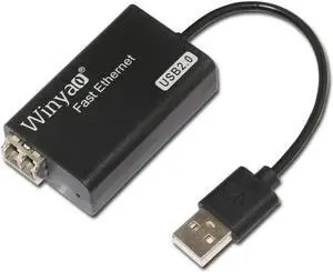 Aomoproing USB100FX USB2.0 To 100FX Desktop Fiber Ethernet Network Card Adapter -AX88772 NIC For PC MacBook Air Laptop Notebook