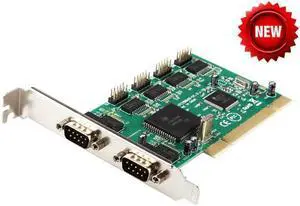 Aomoproing PCI Multiport Serial Card Serial port RS232 6 COM port 9-pin device PCI card industrial expansion Moschip 9865 chipset win10