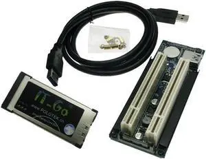 Aomoproing Expresscard 34 to 2 slots PCI Card Expresscard graphics card Adapter Card