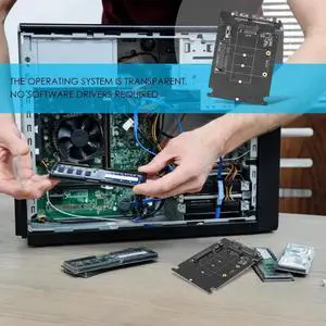 mSATA & NGFF M2 to SATA Adapter Converter mSATA/NGFF SSD to 2.5inch SATA adaptator Adapter Support mSATA SSD + M.2 NGFF SSD