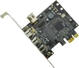 PCIe to 3 Ports 1394B Shared internal 1394A card External Firewire 800 IEEE 1394 PCI express card For HD video capture card