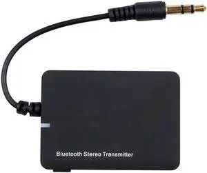 Wireless Bluetooth Transmitter Car Kit Audio Receiver 3.5mm AUX Jack A2DP Stereo Dongle Adapter for phone iPod TV Mp3