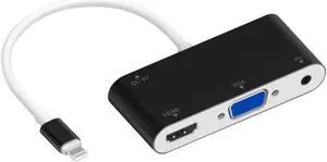Lightning to VGA/HDMI/AV Adapter High Definition Conversion TV Projector Adapter