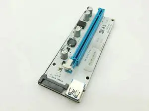 VER008S 3 in 1 Molex 4Pin SATA 6PIN PCIE PCI-E PCI Express Riser Card 1x to 16x USB 3.0 Cable For Mining Bitcoin Miner Antminer