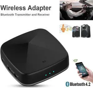 Fiber 2-In-1 Bluetooth Wireless Adapter Bluetooth Transmitter Receiver support APT-X AAC Audio Adapter TV Transmitter