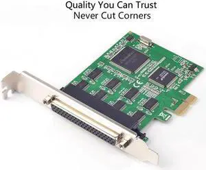 PCI-e PCI express to 8 Serial RS232 Ports PCI E Multi I/O Card with Fan-out Cable Chip SystemBase