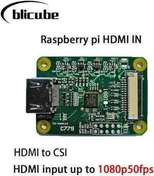 Pi HDMI to CSI-2 Adapter Board C779 Support Up to 1080P 50Fps tc358743 pikvm kvm