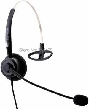 Aomoproing professional single ear call center headset,earphone, headphone,for training center,RJ09 interface,RJ9 Phone